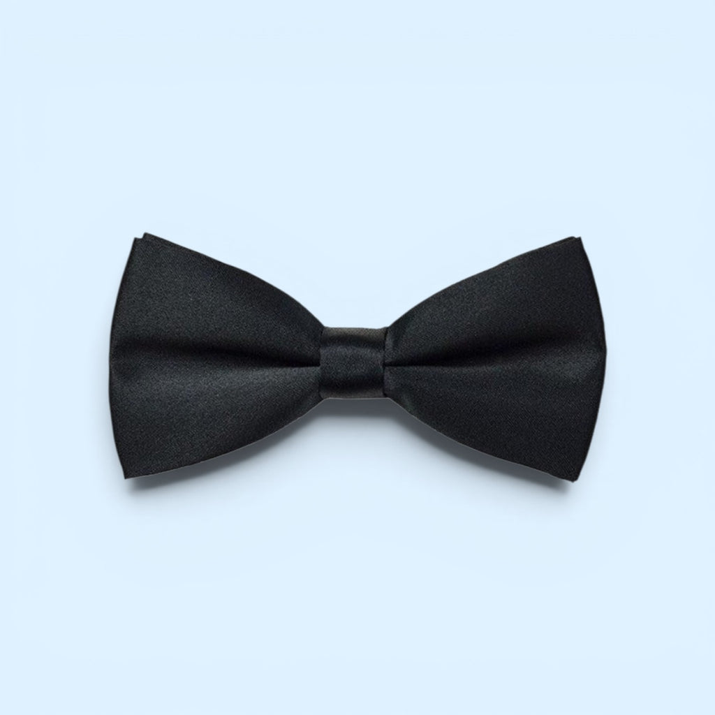 KSJI Black Formal Bow Tie