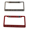KSJI & Laux Honor License Plate Frame
